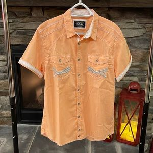 BKE Short Sleeve Collared Shirt L